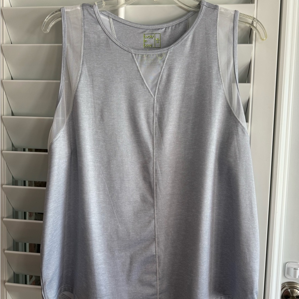 Lucky In Love Women's Chill Out Tank, NWOT